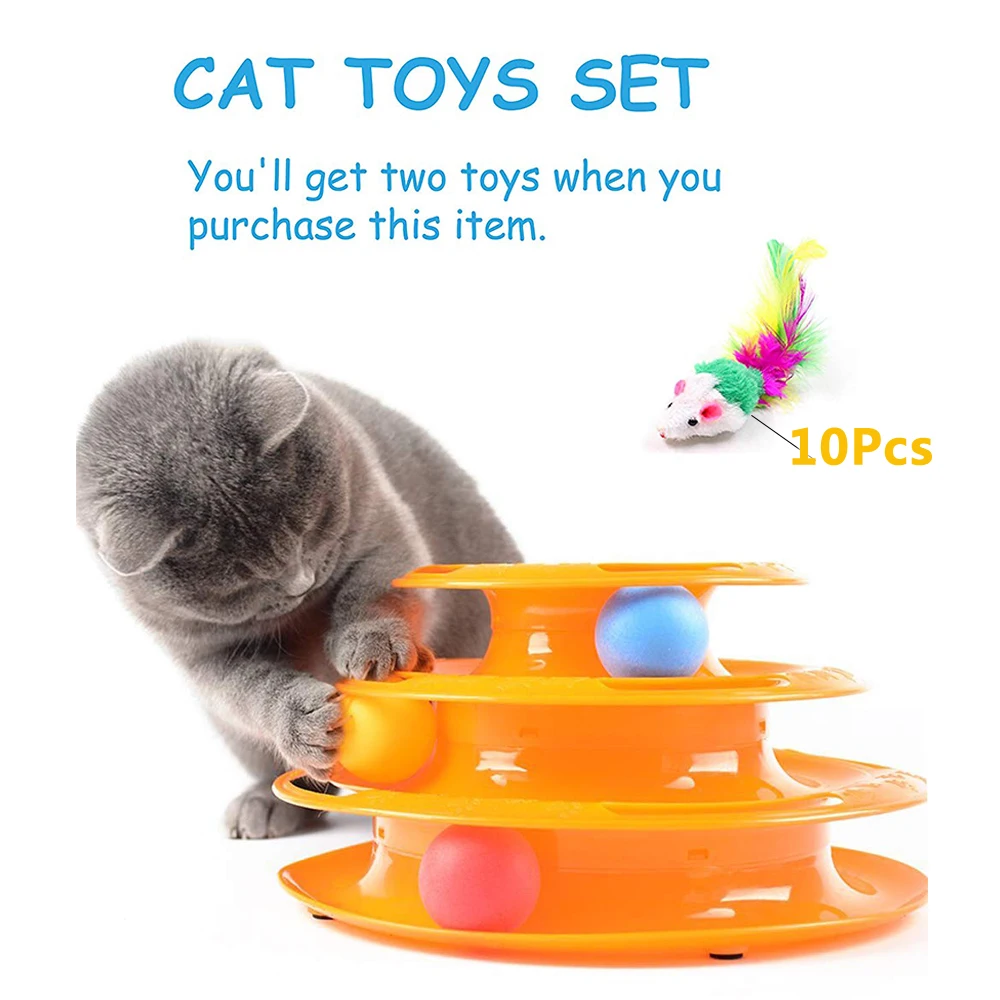 1 комплект Pet интерактивная игрушка для кошек 3 уровня башня и когтеточки кошка