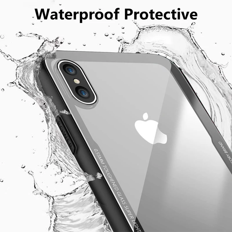 Роскошный бронированный чехол для телефона iPhone XS MAX XR TPU силиконовый бампер ПК