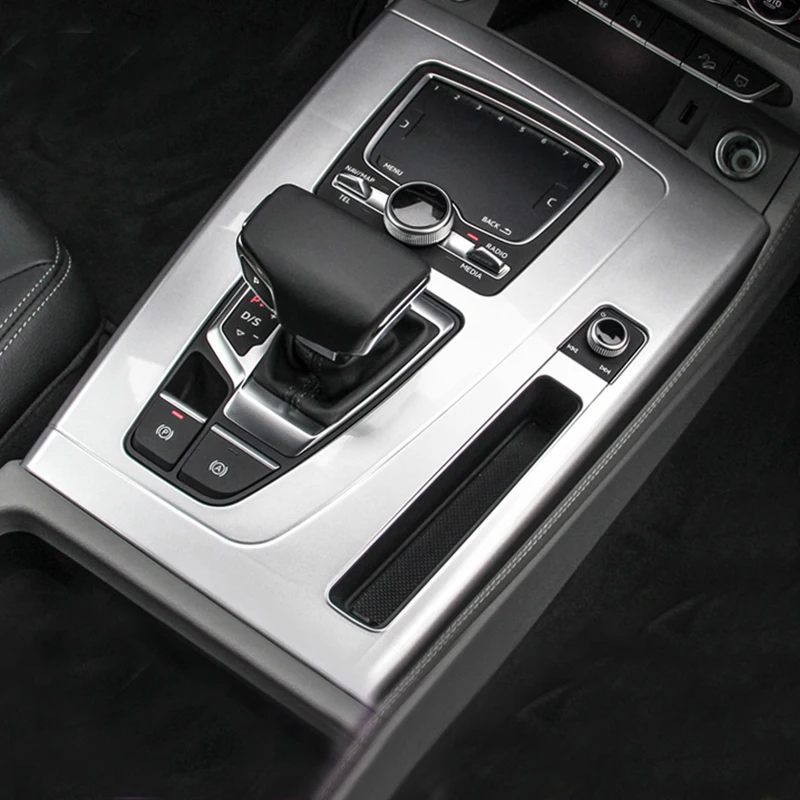 Для Audi Q5 хромированная наклейка для автомобиля Q5 модифицированный интерьер шестерни декоративная рамка приборной панели яркая полоска аксессуары