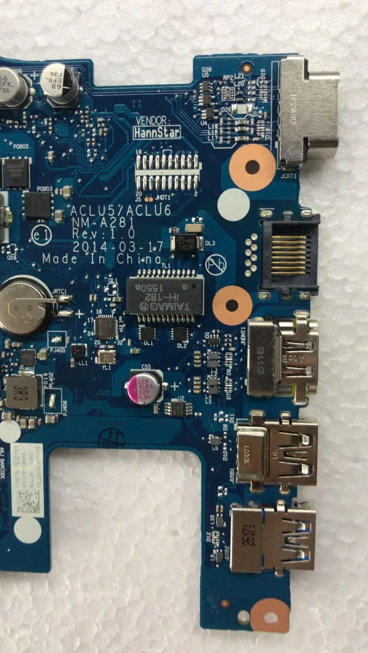 KTUXB ACLU5/ACLU6 NM-A281 для lenovo G50-45 Материнская плата ноутбука A6-6310 DDR3 тестовая работа