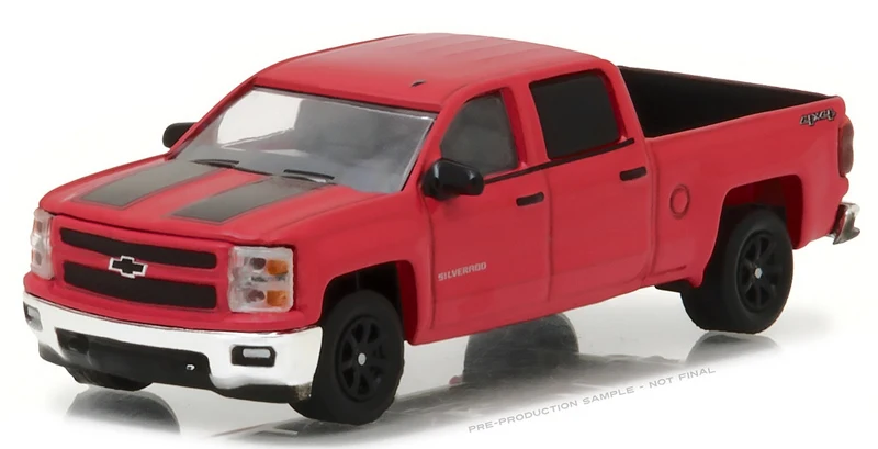 GreenLight 1:64 2015 Chevrolet Silverado Rally Edition бутиковая машина из сплава игрушки для детей