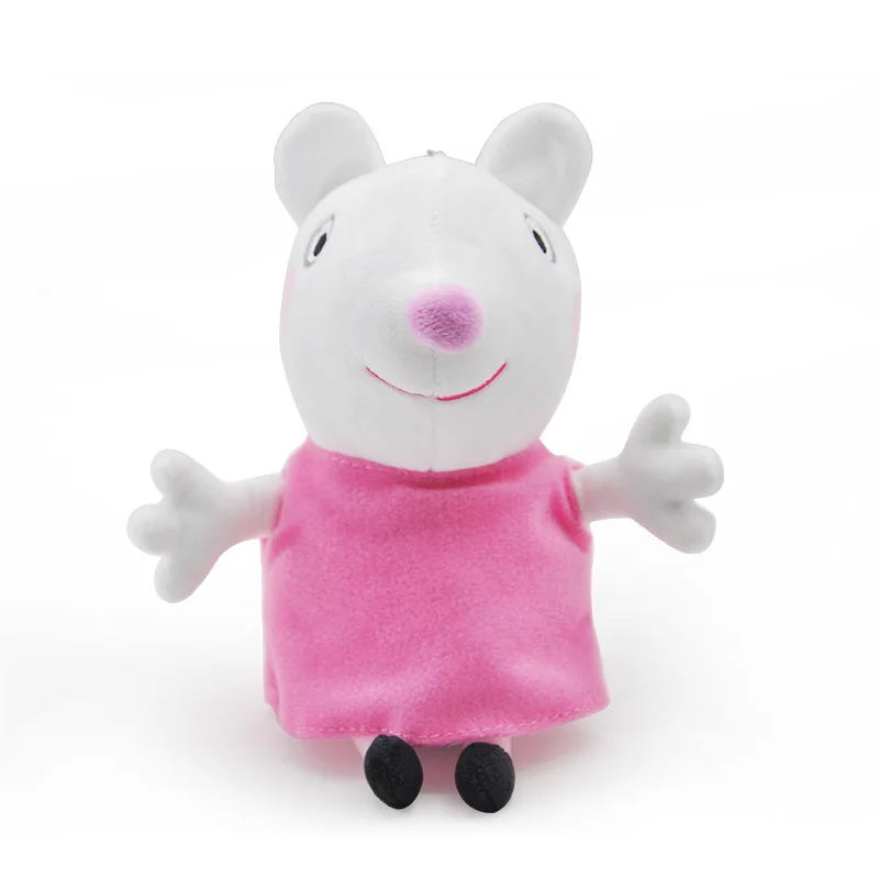 Оригинальные Плюшевые игрушки Peppa, Свинка Джордж, семейные друзья, школьные вечерние украшения, детский подарок на Рождество, Хэллоуин