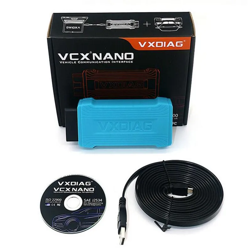 Горячая новинка оригинальный VXDIAG VCX NANO 5054 нм ODI V3.03UDS протокол и многоязычная