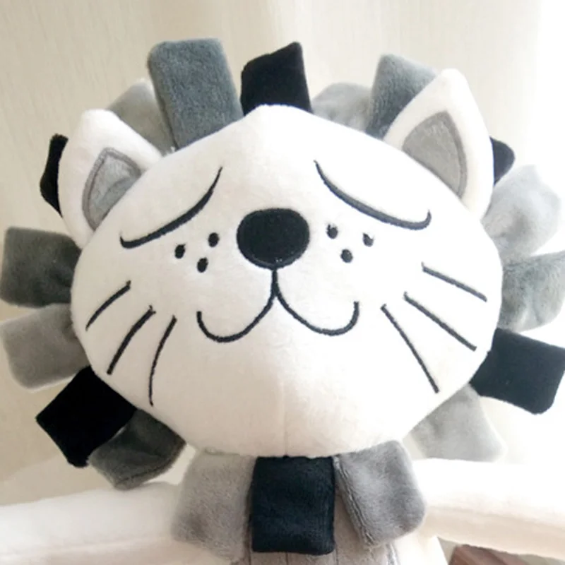 Kawaii мягкие игрушки кошка Лев скандинавский мультфильм животное кукла девушке