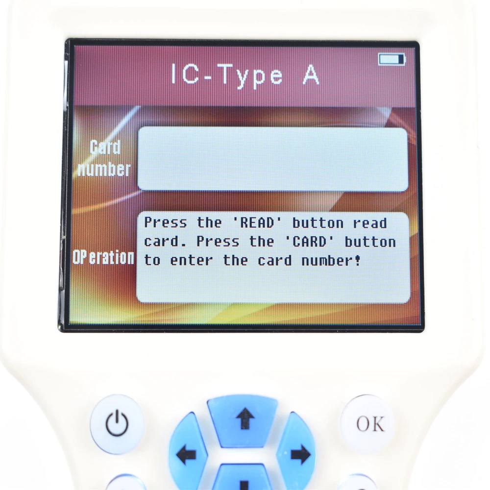 Английский супер ручной Rfid NFC копировальный считыватель писатель cloner 9 частота+ 5 шт. 125 кГц тег+ 5 шт. 13,56 МГц UID сменная карта