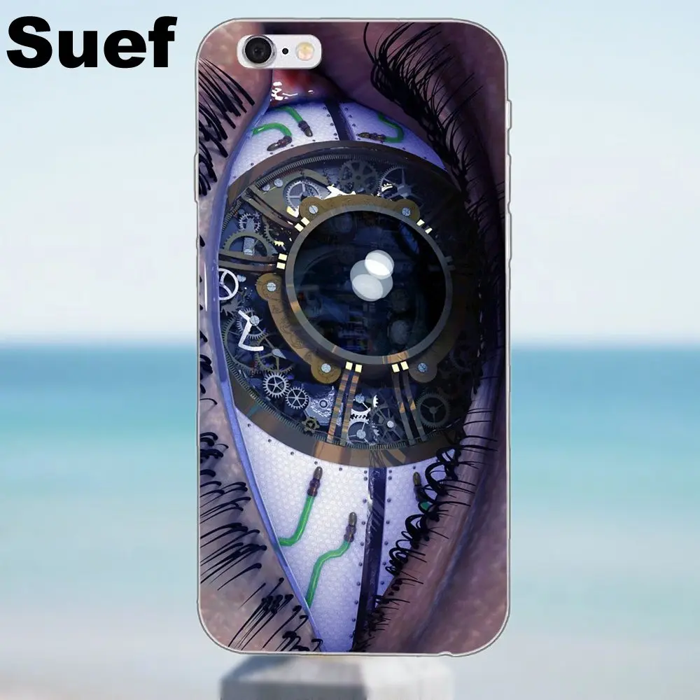 Suef для iPhone X 4 4S 5 5S 5C SE 6 6S 7 8 Plus Galaxy A3 A5 J1 J3 J5 J7 2016 2017 мягкое Новое поступление стимпанк