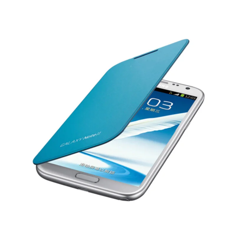 Для samsung Note 2 Note2 N7100 чехол на заднюю панель с Батарея Корпус Функция II флип кожаный