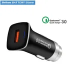 Зарядное устройство для телефона Mobie, 9 В, 12 В, быстрая зарядка для автомобиля, металлический молоток безопасности, QC 3,0, зарядное устройство для автомобиля