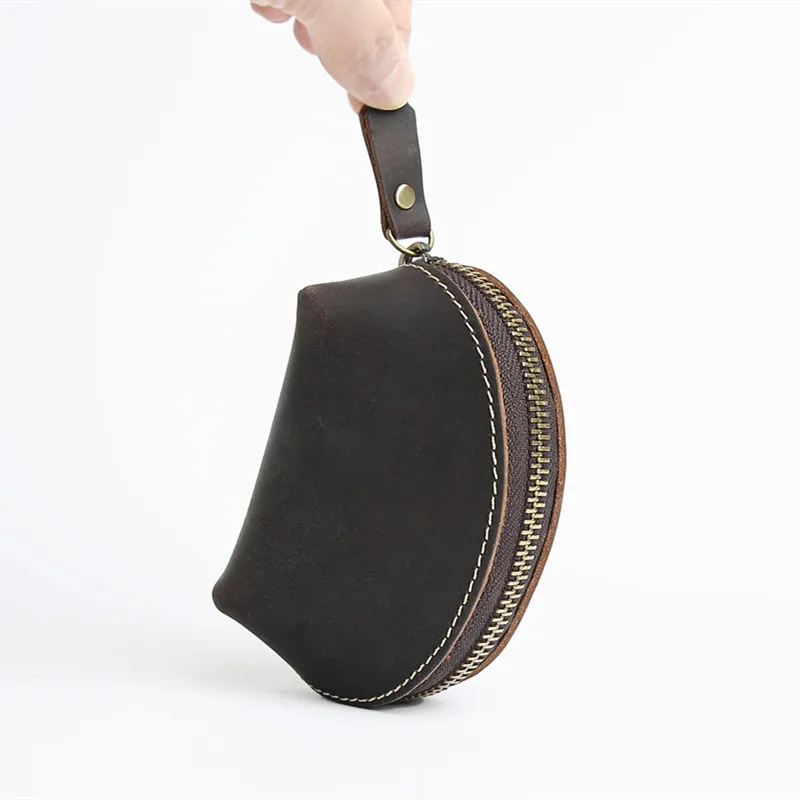 Кошелек LEACOOL из натуральной кожи женский и мужской дизайнерский маленький мешок