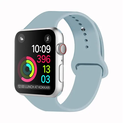 Turquoise Ремешок для часов apple Watch 5 4 3 band - Цвет ремешка: Turquoise