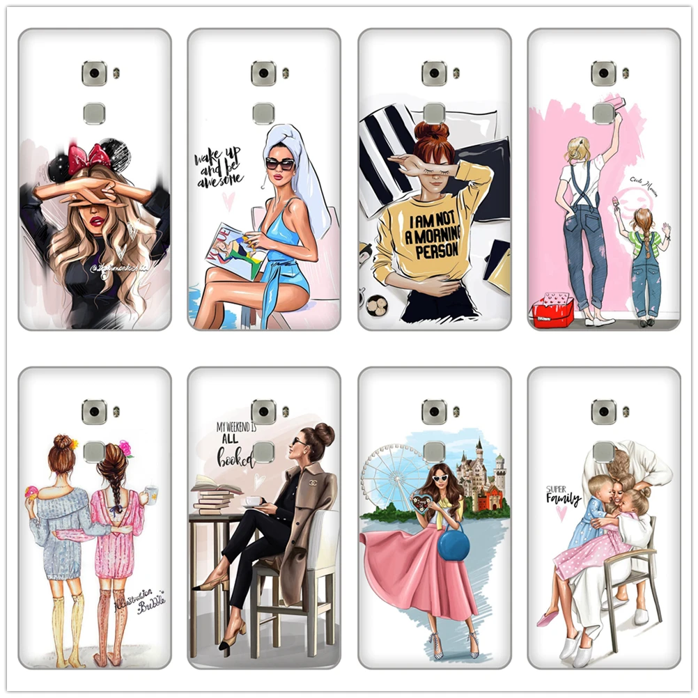 super mom mama red dress Beauty girl baby Soft TPU phone Case Cover for redmi PRO 3S 4 4PRO 4X 5 6PRO 6X NOTE 3 5PRO 6 |