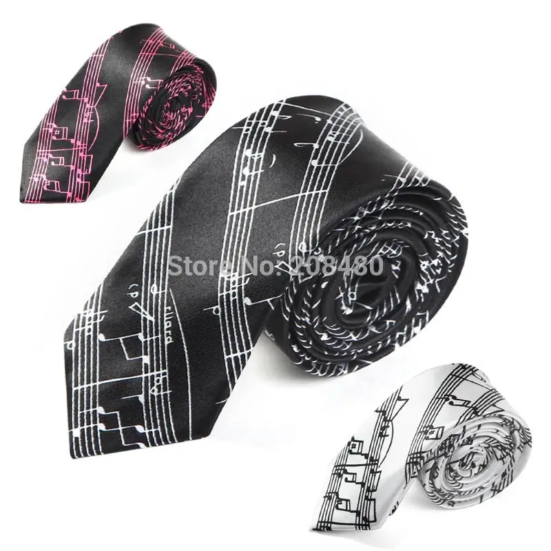 Галстук шириной 2 дюйма мужской галстук для вечерние Sound Spectrumd/Music смешанный
