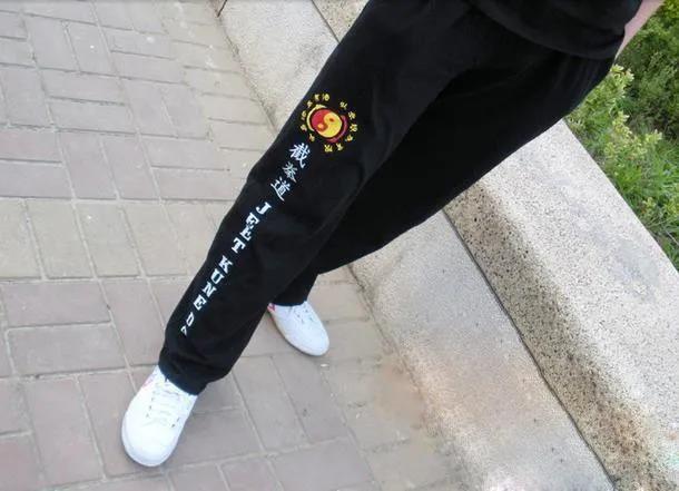 Новые штаны Jeet Kune Do из чистого хлопка тренировочные для боевых искусств