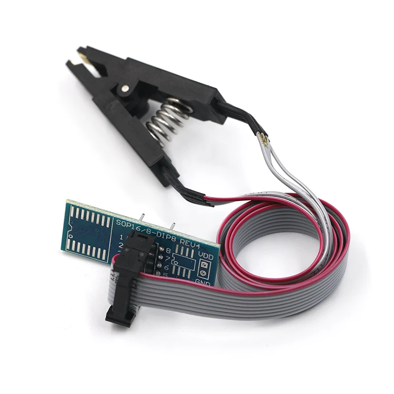 SOP8 Flash Chip 1 шт. CH341A 24 25 серии EEPROM Flash биос USB программатор с программным обеспечением и Драйвером - Цвет: SOP8 Flash Chip