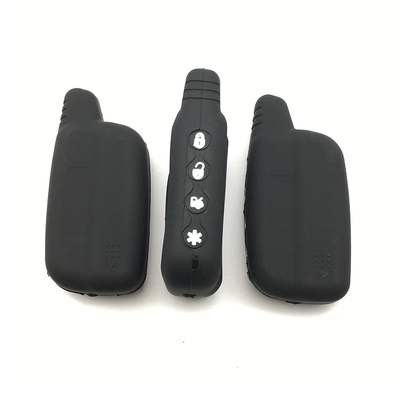 

Silicone car key cover for car alarm SLK-675RS SLK-868RS SLK-450SC SLK-650RS SLK-850RS SLK-468 LCD remote control Car wallet