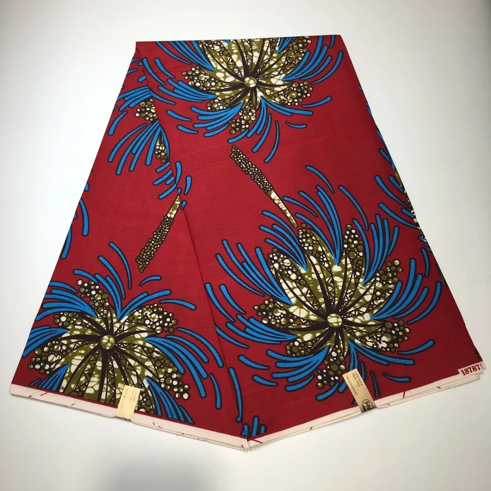 Дешевая ткань с африканскими восковыми принтами Китай красивая не 100%