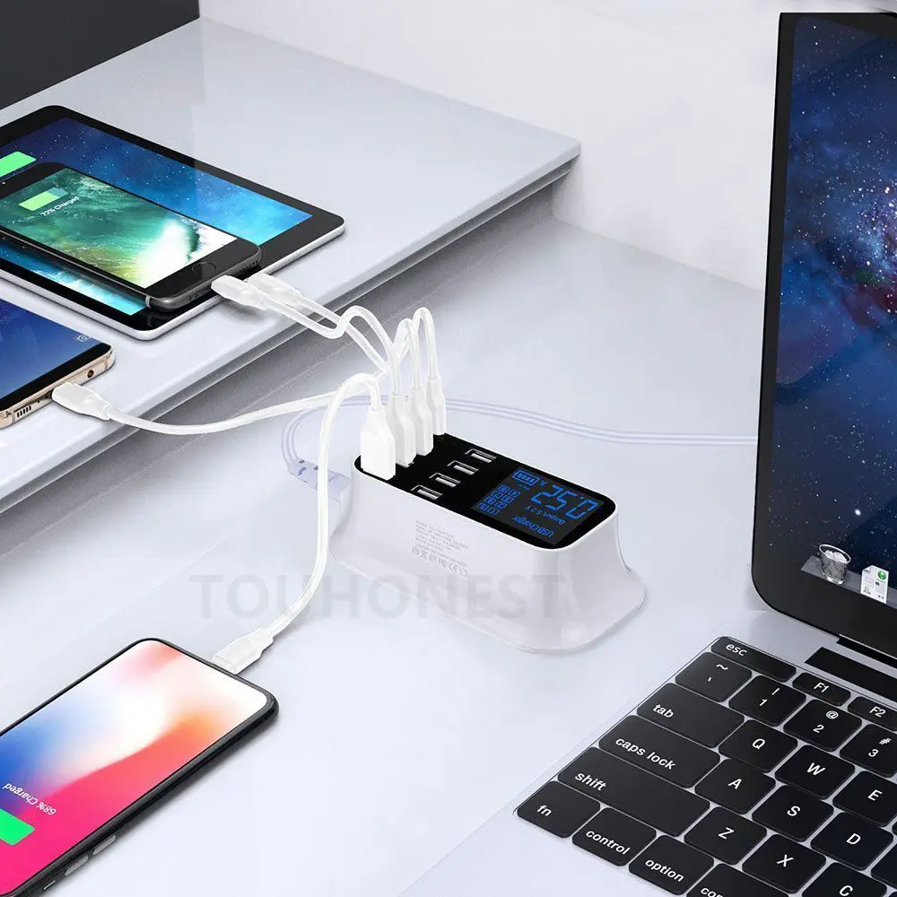 Зарядное устройство для iPhone Samsung Huawei xiaomi адаптер быстрой зарядки 3 0 умное