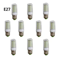 corn led g9e27e14 5730 smd led ampoule blanc chaud 2800 3200k led bulb light 550 650lm led light 360 degree 110v220v 10pcs