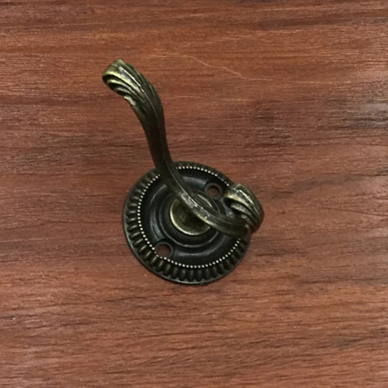 Античный крючок из цинкового сплава 3 цвета вешалка для ключей одежды пальто