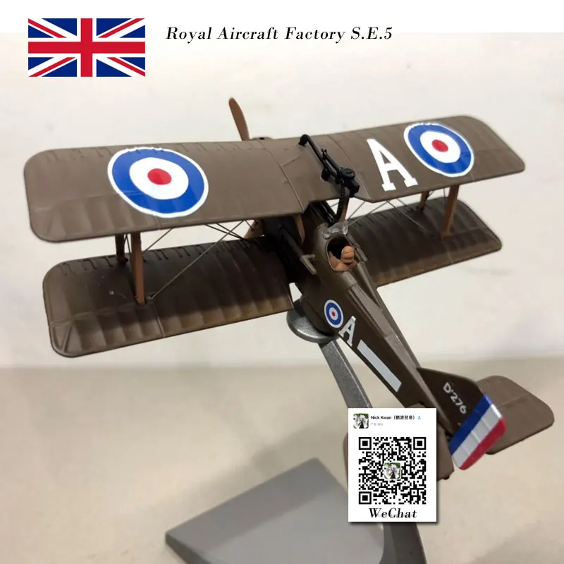 WLTK 1/72 масштаб военная модель игрушки WW I SE 5a истребитель литой металлический самолет модель игрушки для сбора, подарок, дети