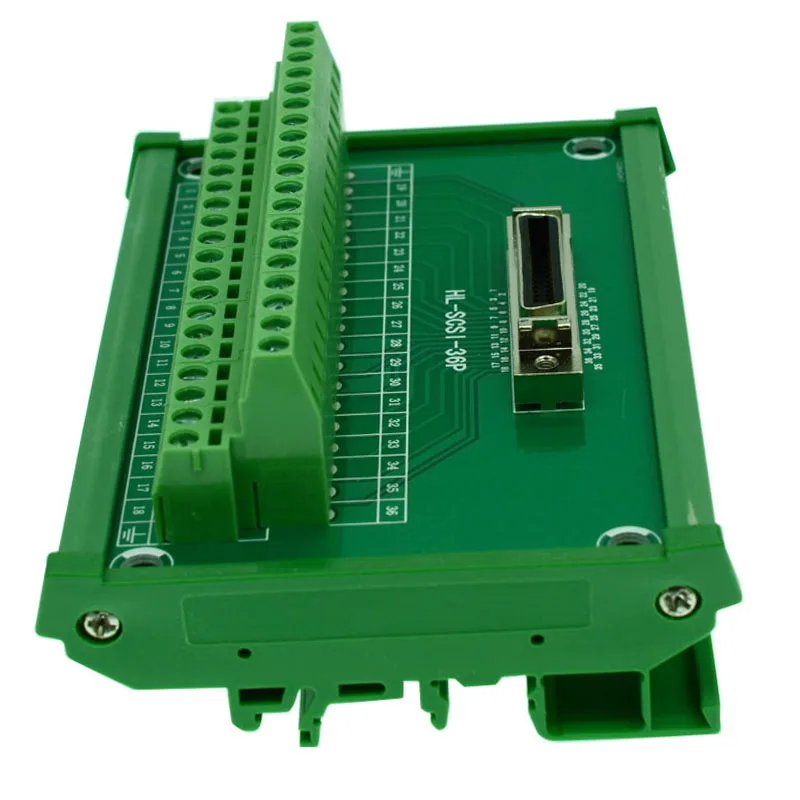 Servo SCSI36 модуль din-рейку 36-pin 0,0" Мини D лента/MDR женский интерфейсный модуль, SCSI36 коммутационная плата с кабелем