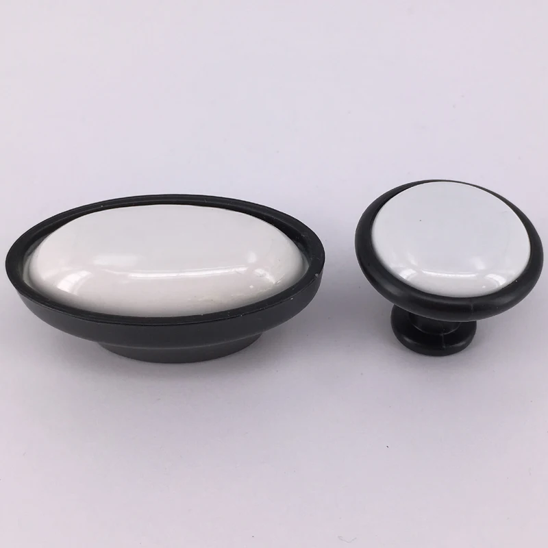 Ручка для кухонного шкафа 5 шт. ручка двери ящика мебель простой черный белый