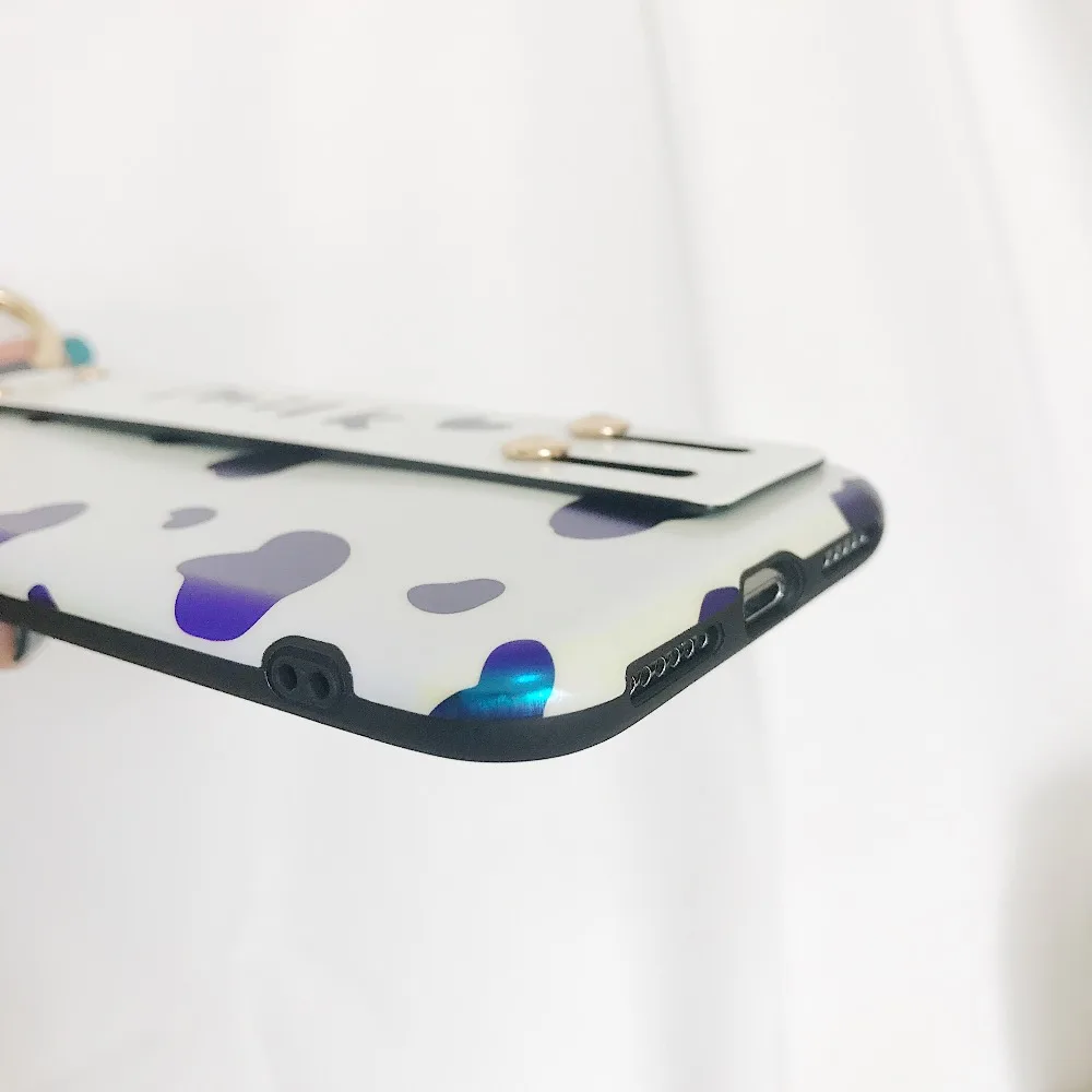 Чехол-подставка для телефона iPhone 6 S Plus X XS силиконовый кольцевой держатель на