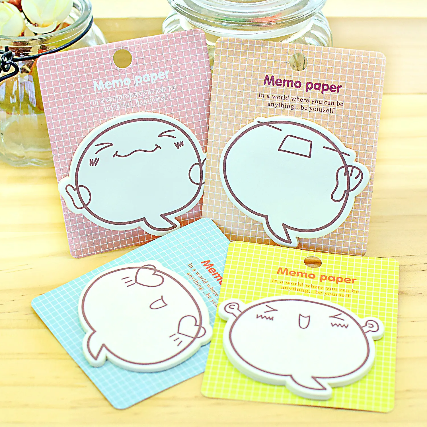 100 pcs Korean stationery lovely memo motivational expression N postings convenience note wholesale note