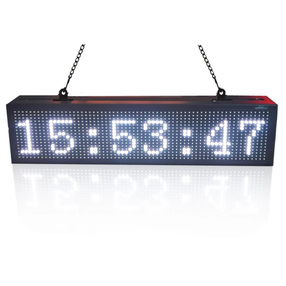 20 &quotX6" Программируемый Прокрутка LED Радуга сообщение дисплей для магазина