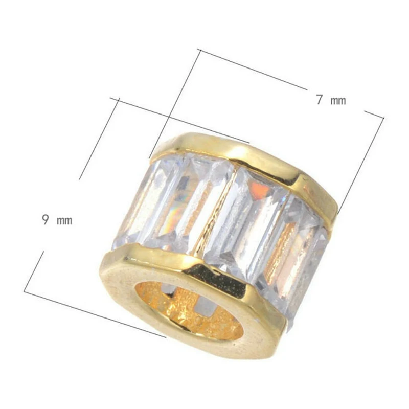 Аксессуары для ювелирных изделий Juya бусины из кристаллов с большим отверстием