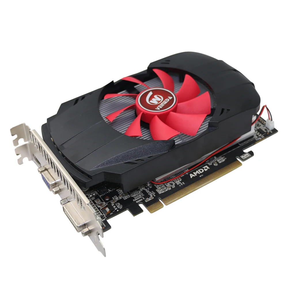 Оригинальный Veineda видеокарты GPU HD6850 2 Гб GDDR5 256Bit графические карточки HDMI VGA DVI для ATI