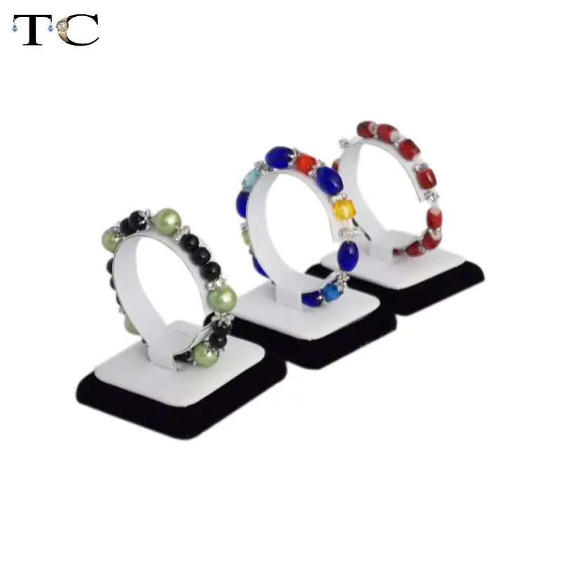 Держатель для часов из ПУ кожи и бархата|jewelry display hooks|jewelry furnituredisplay film |