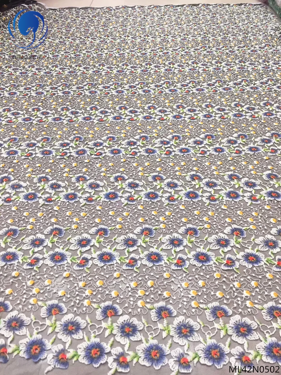 

BEAUTIFICAL african net lace fabric high quality lace 2019 nigerian lace fabrics 5 yards/lot french fabric for dresses ML42N05