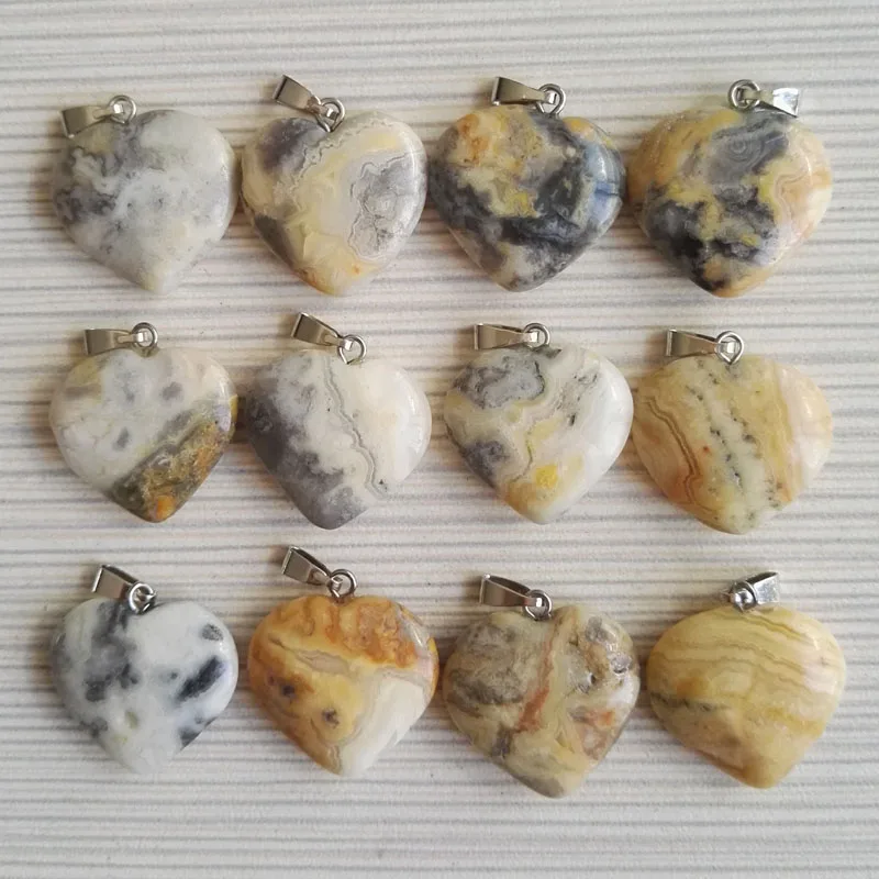 Оптовая продажа подвески из натурального неистового оникса 12 шт./лот 20 мм