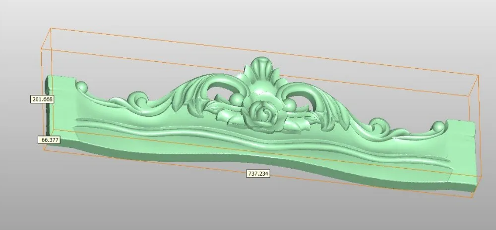 3D модель STL для фрезерного станка с ЧПУ рельефный дизайн мебельный узор 241 |