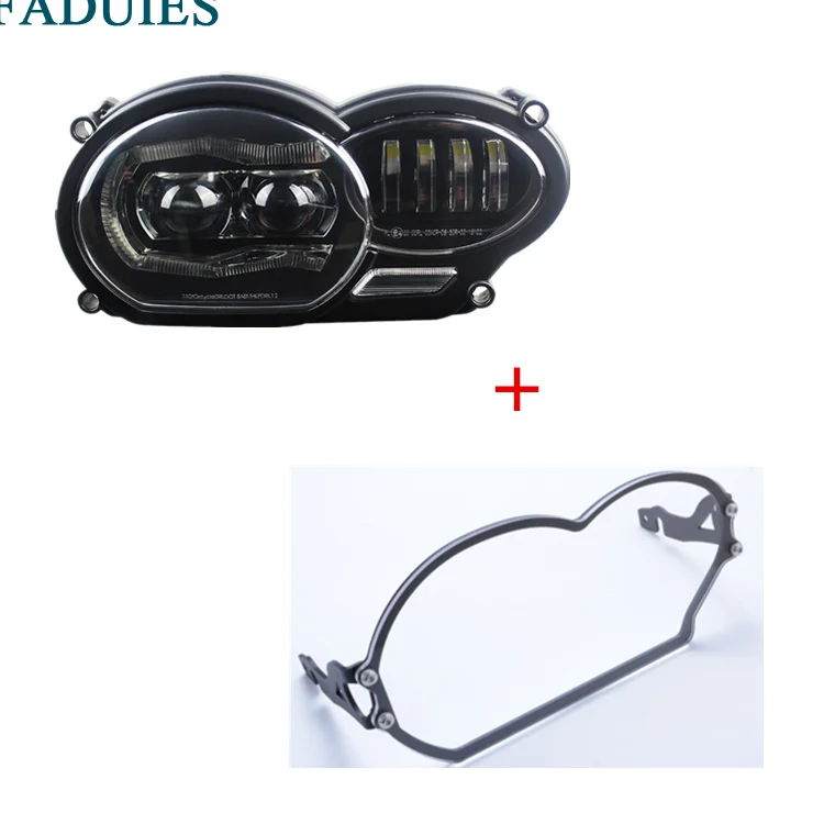 Для BMW R1200GS 2004 2005 2006 2007 2008 2009 2010 2012 светодиодные фары и защитный чехол для масла