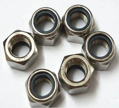 

Гайки для замков, гайки для замков, самоблокирующиеся гайки из нержавеющей стали 304 Nylock, самоблокирующиеся DIN985