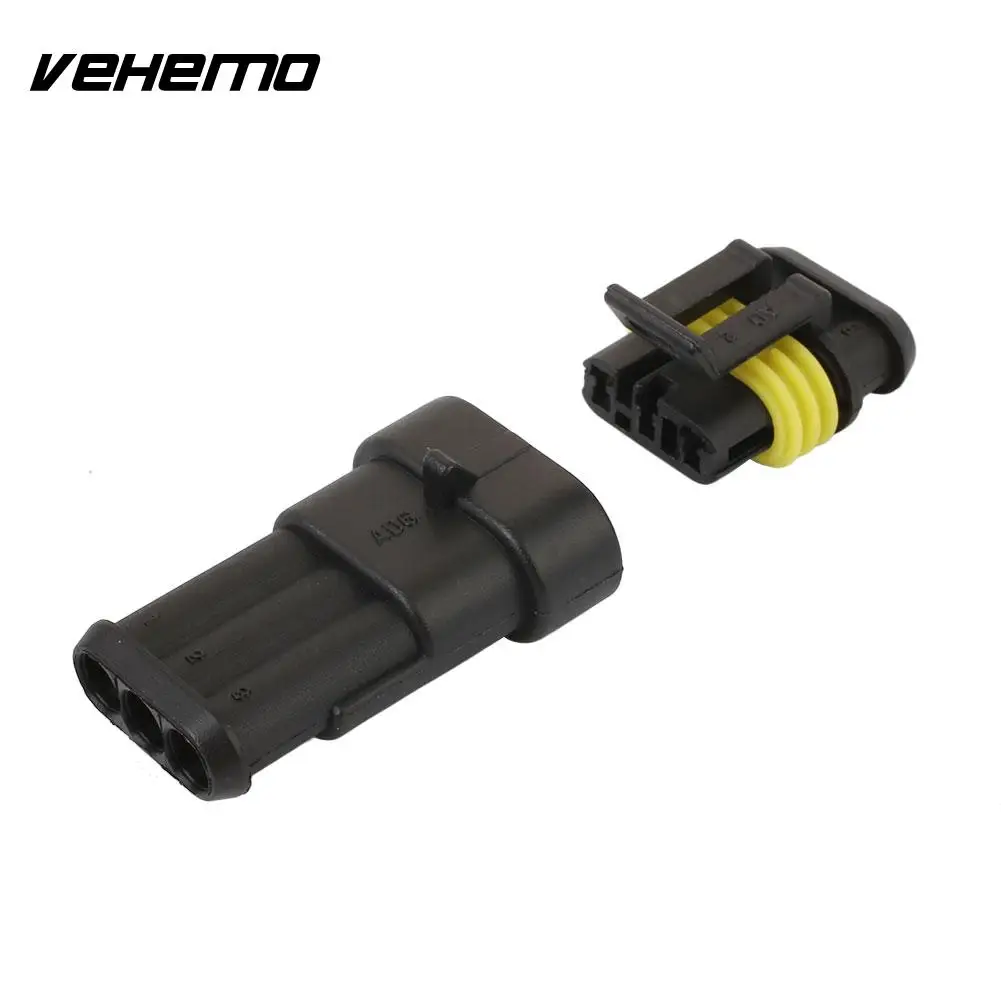 Vehemo 15PCS Waterproof Multicolor Plug Adapter HID Socket Automobile Harness New Connector |