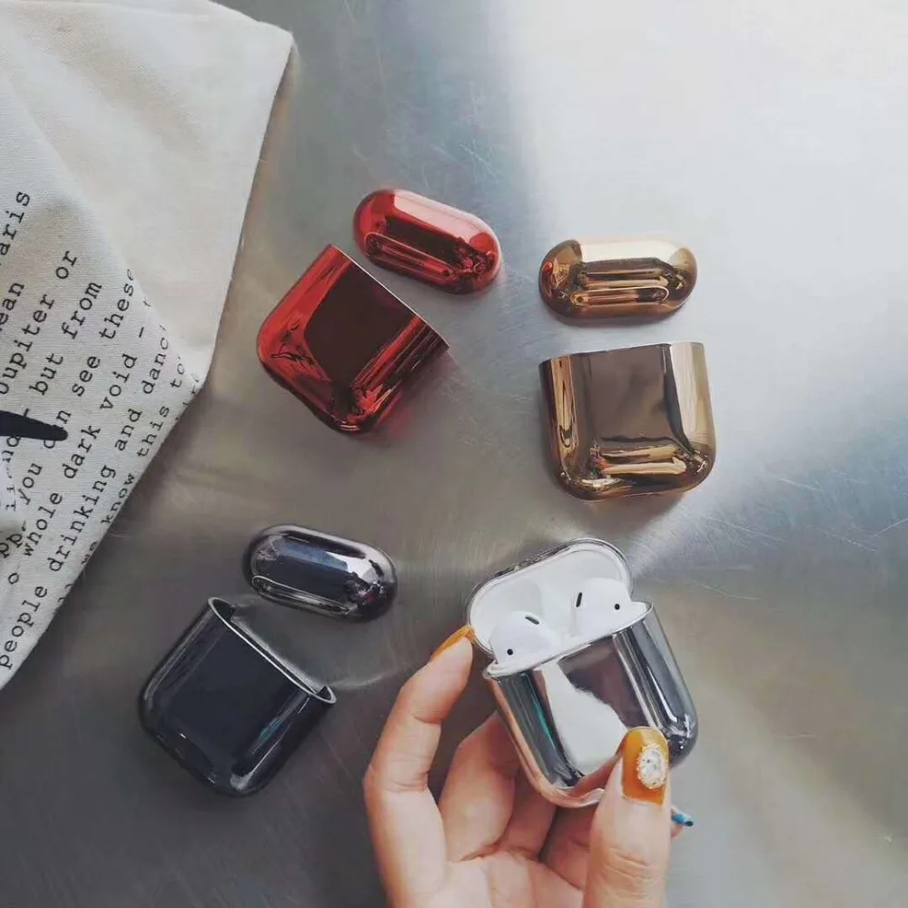 Светящийся чехол Обложка для Apple AirPods Air тормозные колодки жёсткий защитный Чехол