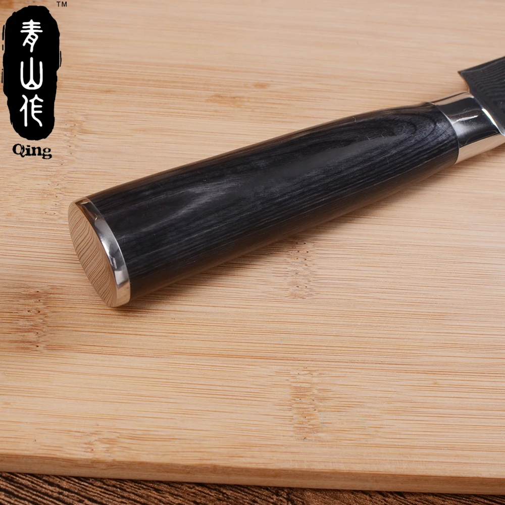 QING кухонные ножи 67 слоев японский дамасский стальной кухонный нож