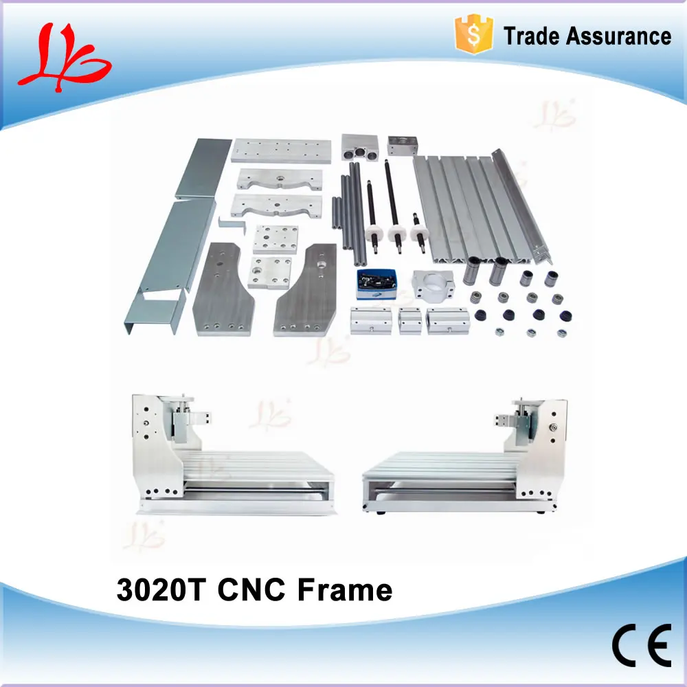 

DIY CNC 3020 frame for desktop cnc engraving machine wood router lathe with Trapezoidal screw