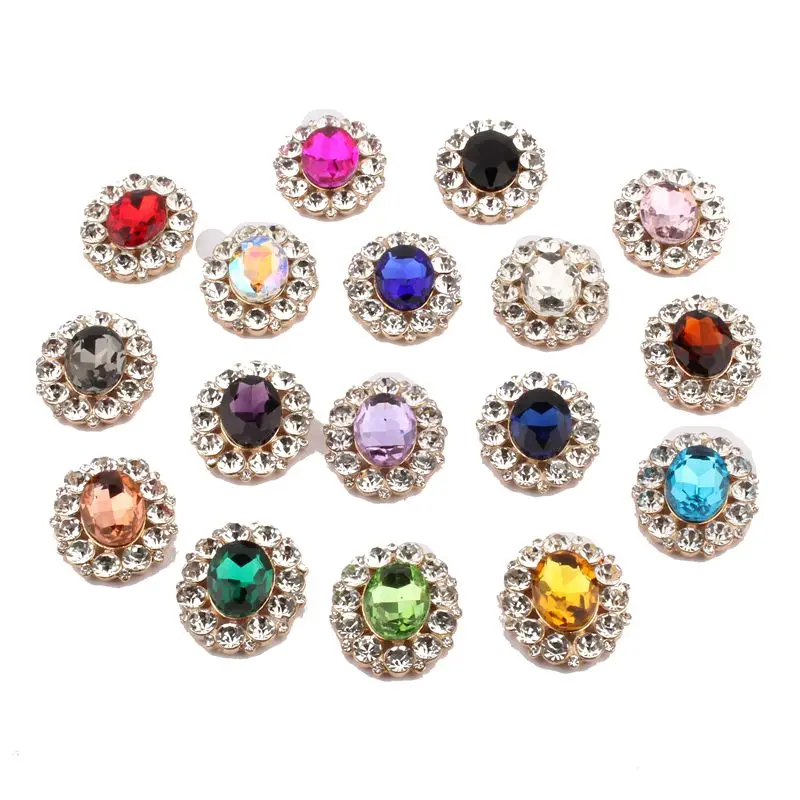 5 шт. декоративные пуговицы для платья 25 х31 мм|oval rhinestone button|rhinestone buttonsbuttons buttons |