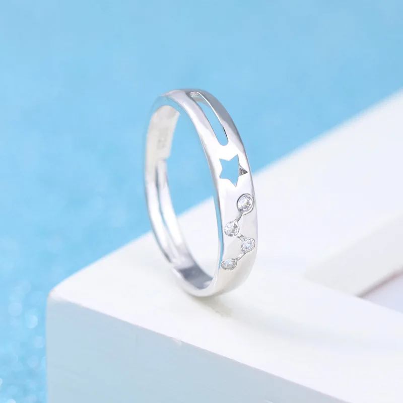 2 шт./компл. RUOYE модное Открытое кольцо для пары с большим камнем в форме капли