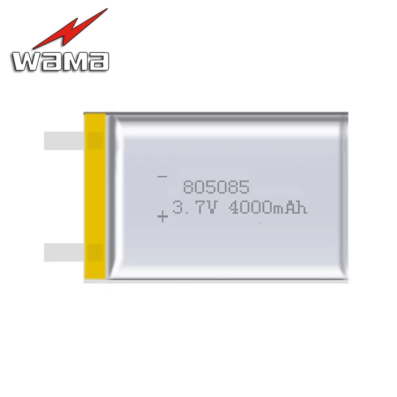 

2pcs/lot 805085 Real Capacity 4000mAh Li-ion 3.7V Rechargeable Battery Lithium Polymer Backup Power Digital Products Tablets