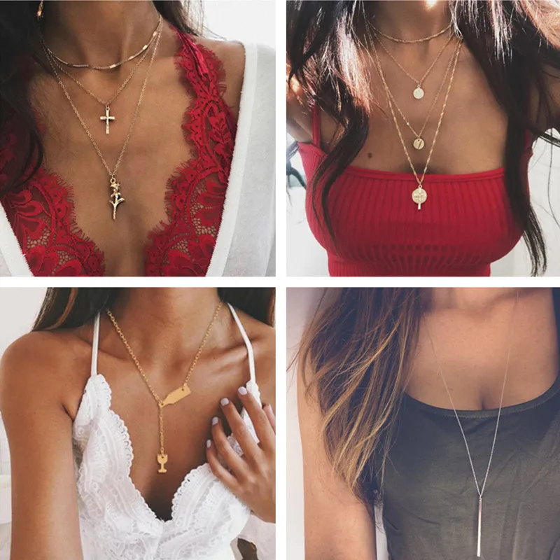 Винтажные многослойные украшения Tenande для вечеринок полосатые треугольники