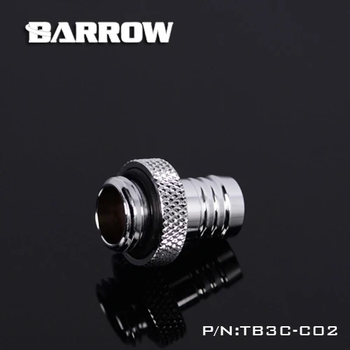 Barrow черная Латунь G1/4 ''резьба 3/8 ручная затяжка пагода Тип коннектора для 9 5 мм