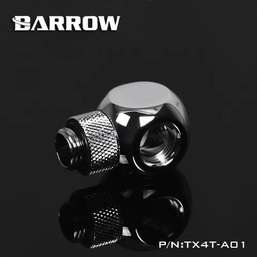 Silver Курган TX4T-A01 G1/" X4 Черный Серебряный расширитель вращения 4-полосный кубический адаптер сиденье водяное охлаждение компьютерные аксессуары - Цвет лезвия: Silver