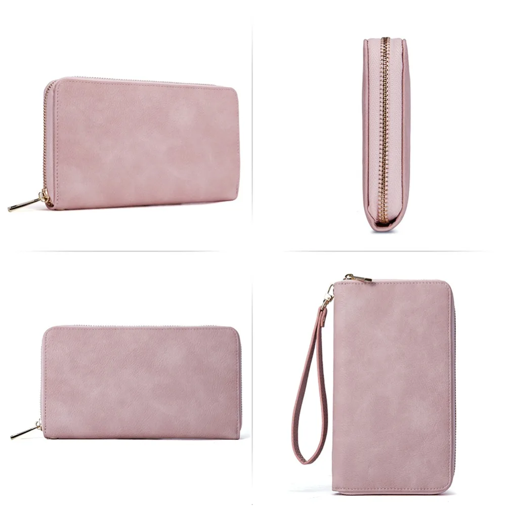 Women Wallets Fashion Leather Wallet Leisure Luxury Brand Clutch Ladies Bag Long Purses Card Holder Organizer Billeteras Mujer