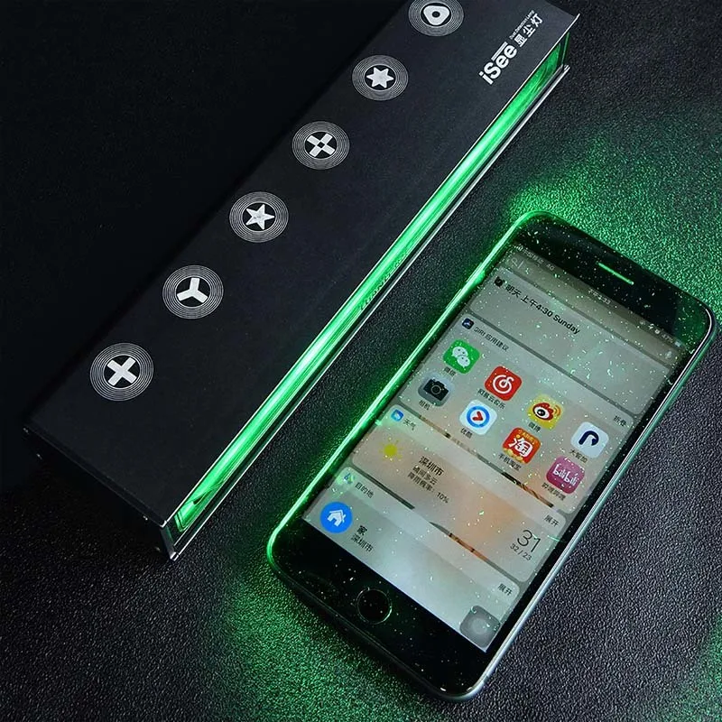 

Qianli Professional iSee LED Dust Detection Lamp Fingerprint Scratch Observer Light for Phone Repair Refurbishment Tool