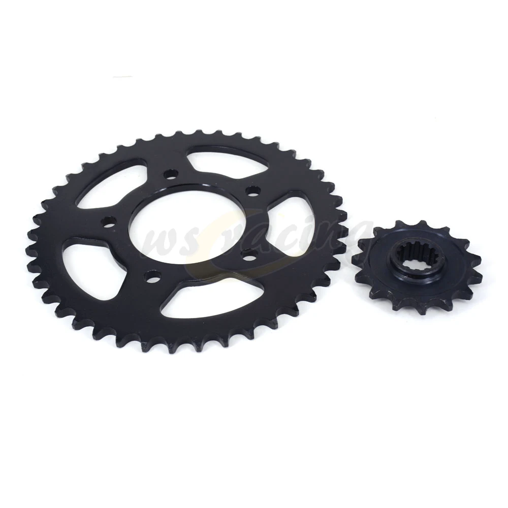 Один комплект мотоцикла 14T передняя и 42T Задняя звездочка передача передач для HONDA